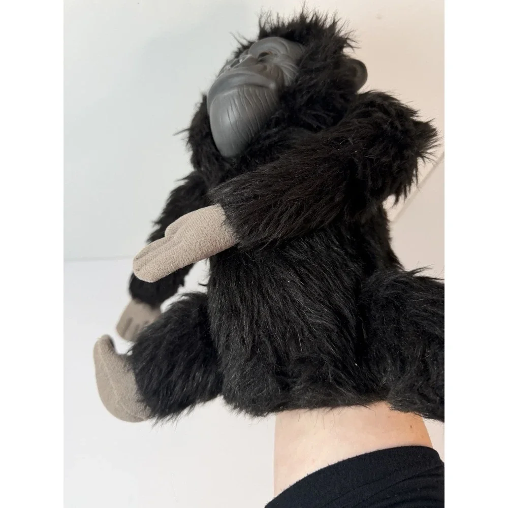 Determined Productions‎ Gorilla Plush Puppet 1985 Vintage Stuffed Animal Ape